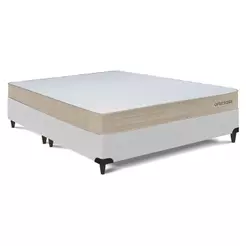 Cama Box e Colchão Poli D33 Ortoclass - Queen (158x198)