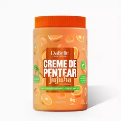 Creme de pentear Jujuba de laranja Dabelle Hair 1kg