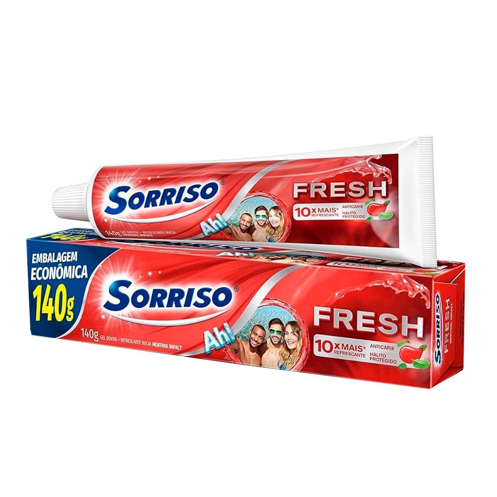Gel Dental Sorriso Fresh Menthol Impact 140g