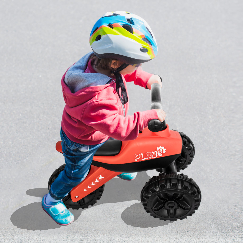 Detalhes do Triciclo Infantil 3 Rodas Motoca Com Luz E Som Rider Vermelho - KaBaby