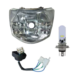 Farol Acrilico Lâmpada Led H4 Chicote Pop 100 2007 2008 2009 2010 2011 2012 2013 2014 2015