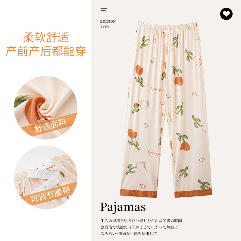 Xiyue 2024 novo estilo atacado ajustável imitação de algodão calças para grávidas quatro estações Wearable mulheres gráv