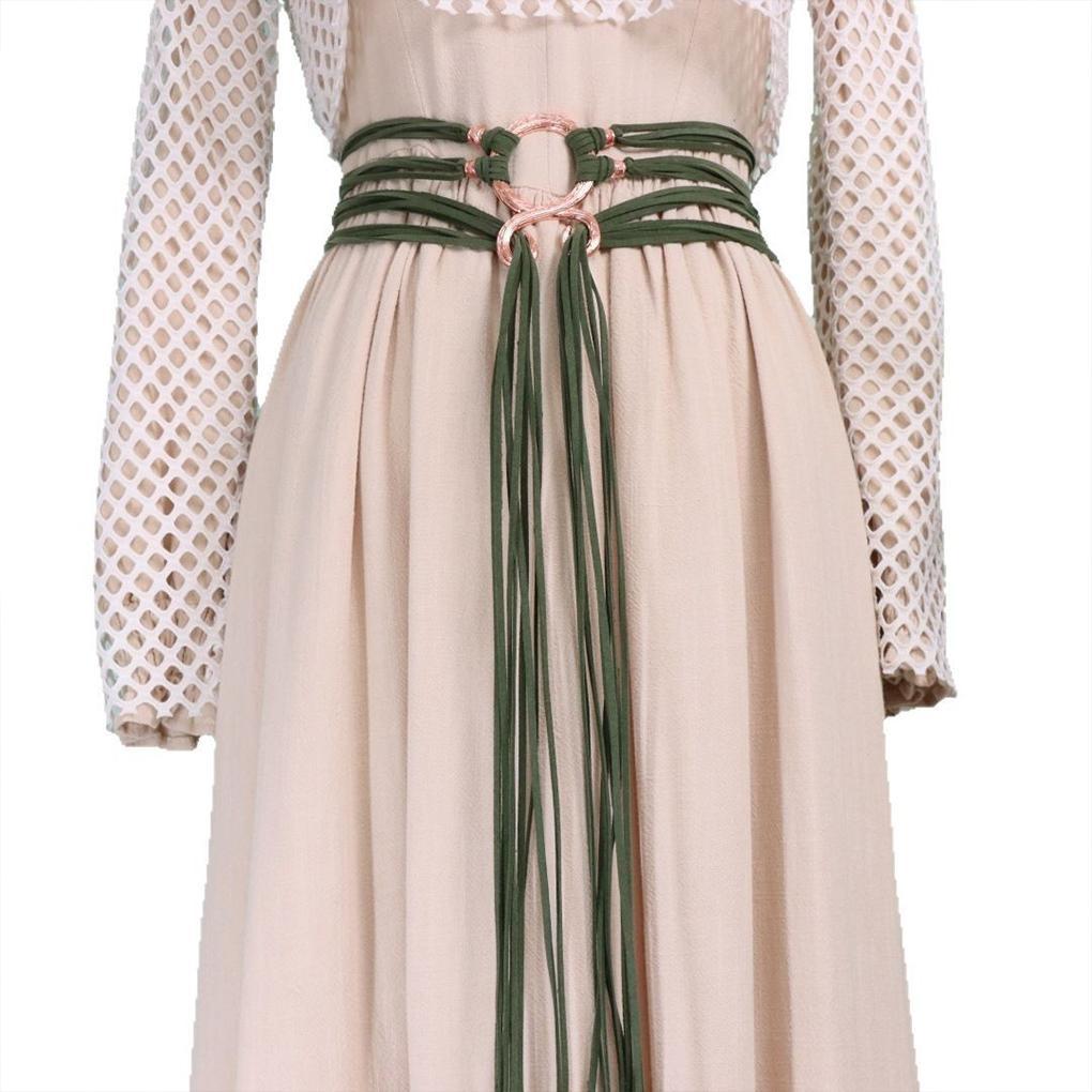 Cinto Punk Com Corrente De Cintura , Fivela Irregular De Metal Para Vestido Feminino Vintage , Mulheres Medievais