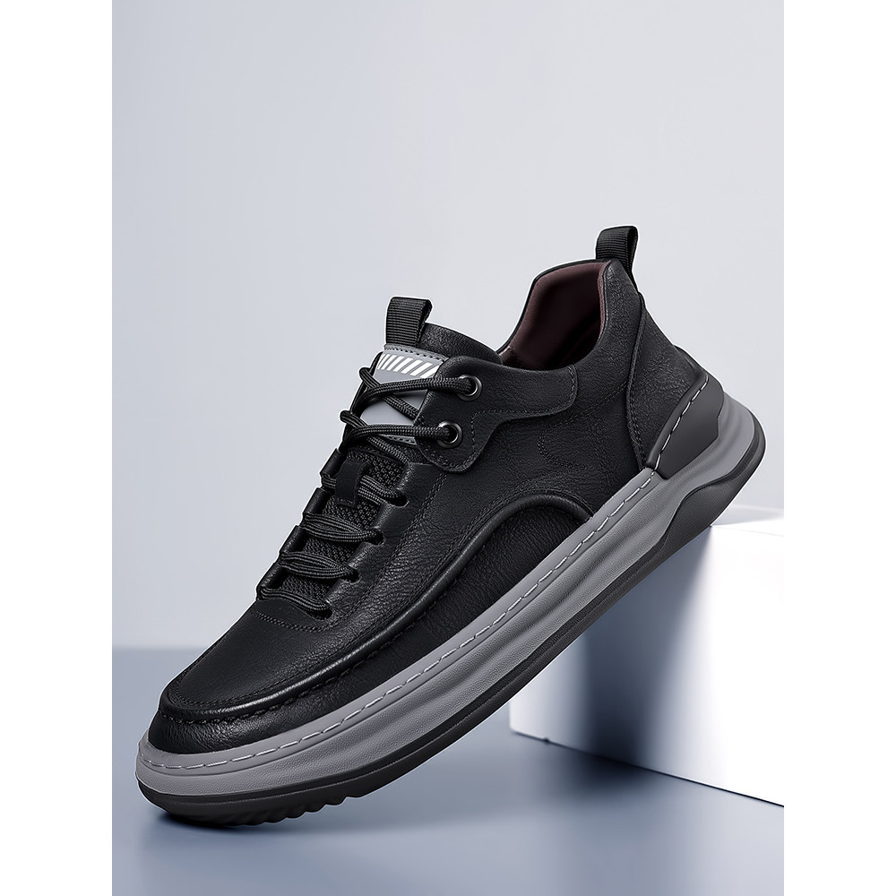 2026 novo estilo masculino primavera couro genuíno esportes sapatos casuais sapatos de viagem Wenzhou tênis respirável s