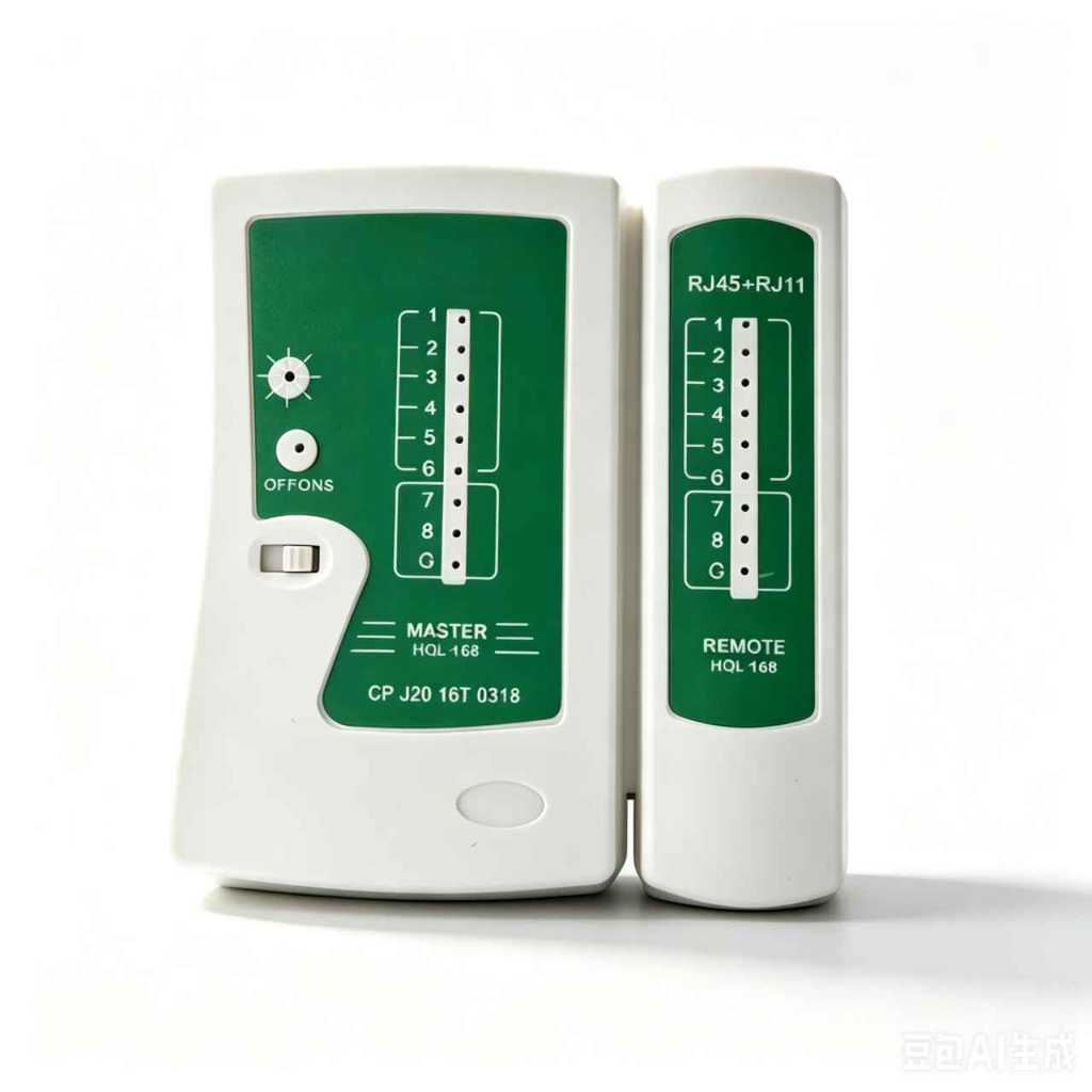Testador de Cabo RJ45 RJ11 LAN Rede Ethernet Telefone Detector de Falhas Profissional Portátil
