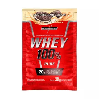 Whey Protein 100% Pure em Sachê Integralmedica