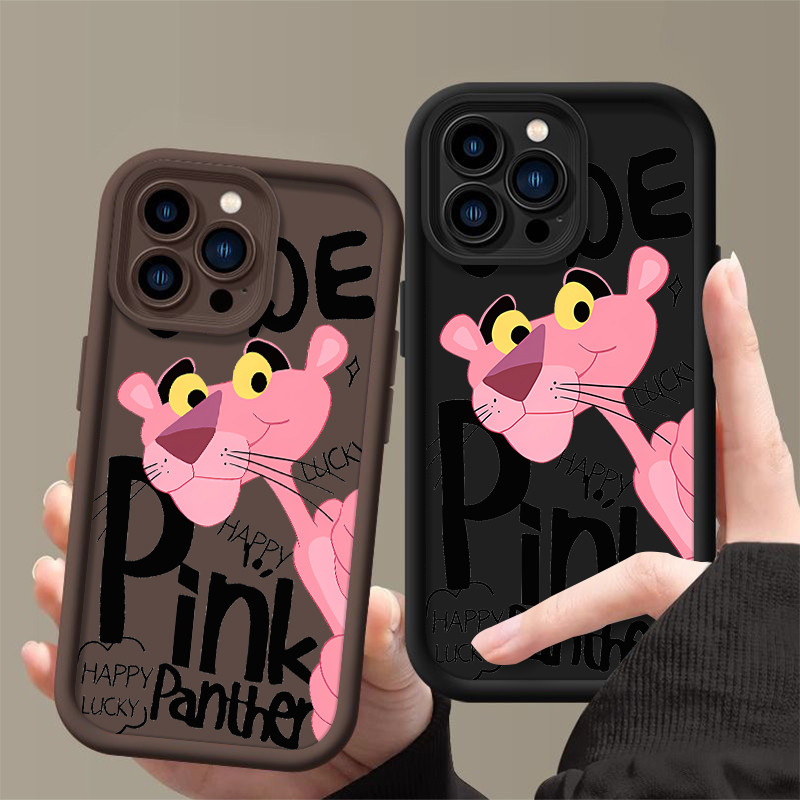 Capa Engraçada De Leopardo Rosa Para Samsung Galaxy A54 A02 A03 A04 A03S A05 A05S A06 4G A07 A17 A10 A12 13 A14 A15 A16 