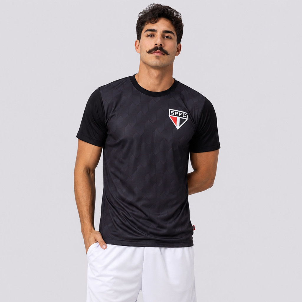 Camisa São Paulo Escudo Preta