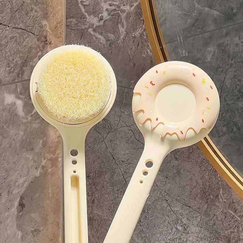 Ferramenta útil para esfregar as costas da escova de banho Donut