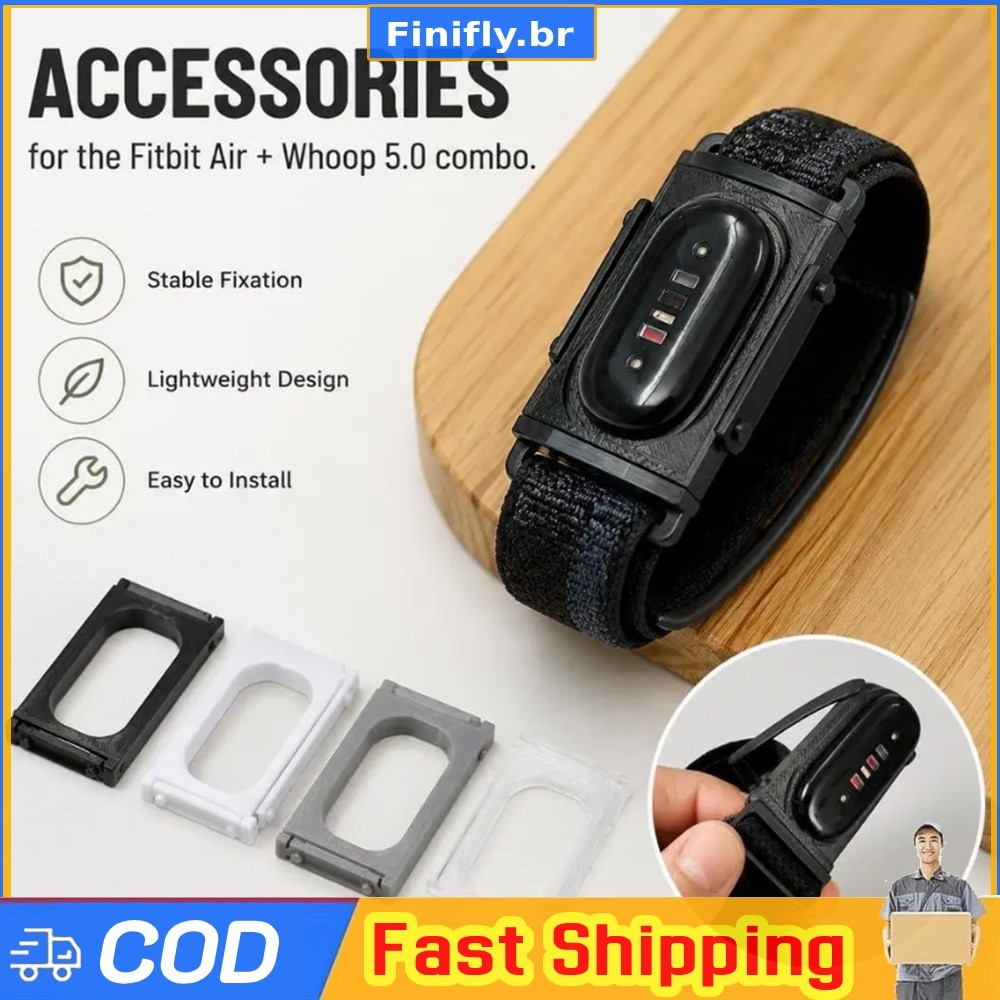 Estrutura De Suporte Do Adaptador De Banda Para Fitbit Air To Whoop 5.0 Capa Protetora Mod Frame