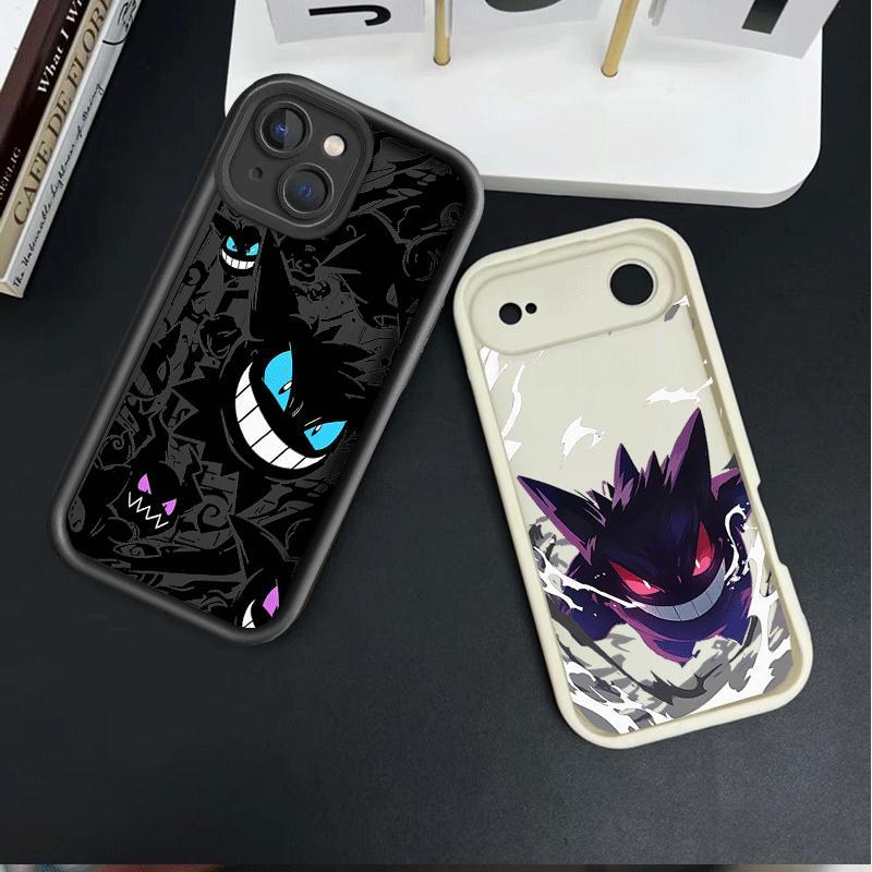 Funda de teléfono Pokemon Purple Gengar para Samsung A55 A54 A53 A16 A06 A34 A15 A14 A36 A35 A34 A22 A32 A13 A05 A05S A0
