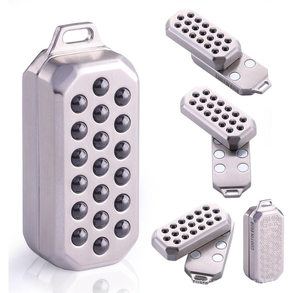 Brinquedos Antiestresse para Adultos, Deslizador de Metal, Deslizador de Aço Inoxidável, Brinquedos de Mão Casuais para