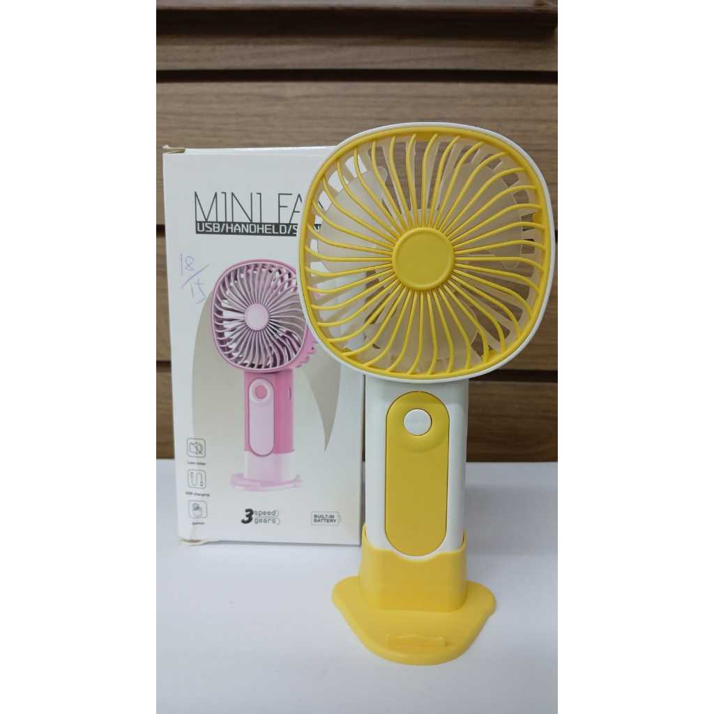 Mini Ventilador Portátil Frutas Recarregável de Mão E Mesa USB ML-1882