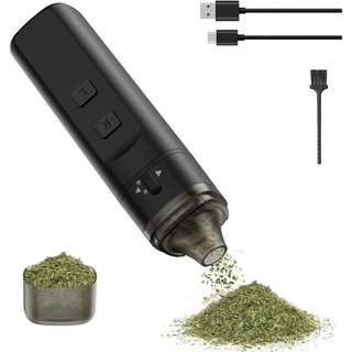 Moedor Elétrico de Especiarias, Máquina Automática Portátil para Ervas e Moedor de Especiarias, Recarregável por USB, Mo