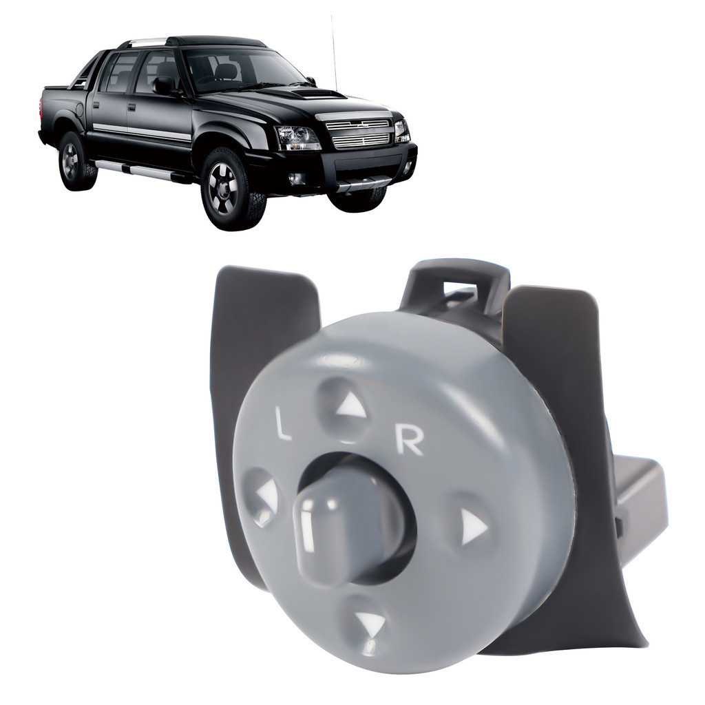 Botão Interruptor Retrovisor Elétrico S10 2 Portas Blazer 1995 a 2011