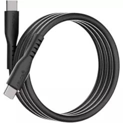 Cabo USB-C Geonav 1,5m Silicone Preto