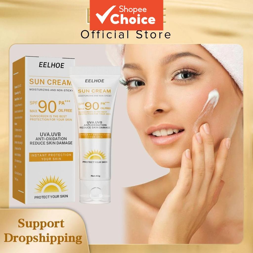 EELHOE Proteção UV Fps 90 Clareamento Facial Óleo Corporal