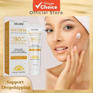 EELHOE Proteção UV Fps 90 Clareamento Facial Óleo Corporal Controle Clareador Facial Hidr…