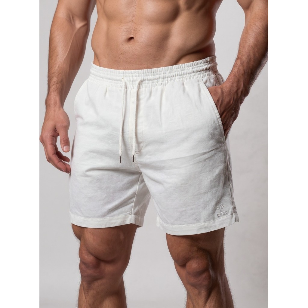 Kit 3 Bermudas Masculinas Linho Elastano Praiana Confortável Verão — Essência Feminina Atual