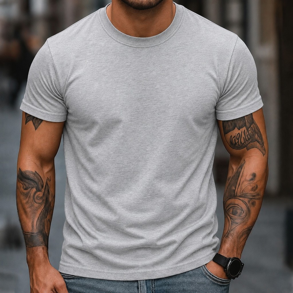 Camiseta Masculina 100% Algodão Casual Dia A Dia Básica Trabalho Escola Academia Streetwear Top Moda