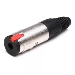 Plug Adaptador P10 Fêmea Stereo Santo Angelo P10sf