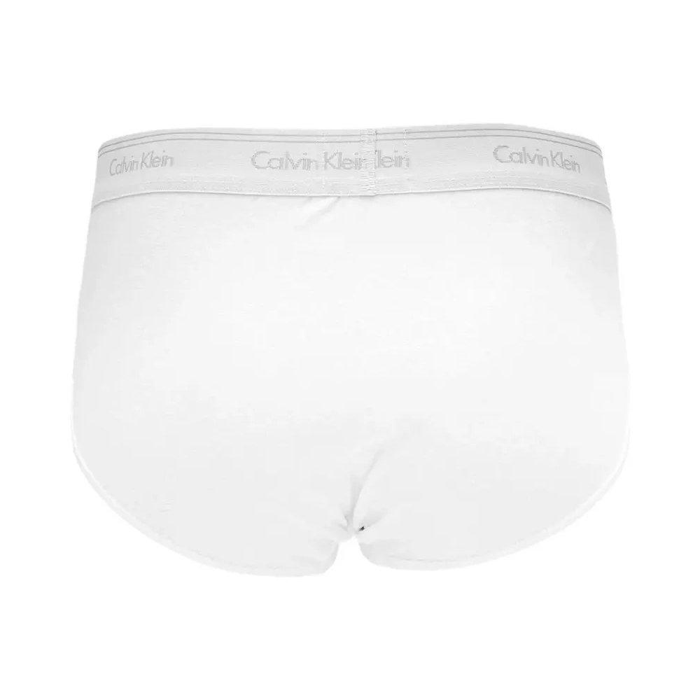 Kit 2 Cuecas Calvin Klein Slip Brief Cotton CK C13.01 Branca — imagem 2 de 2