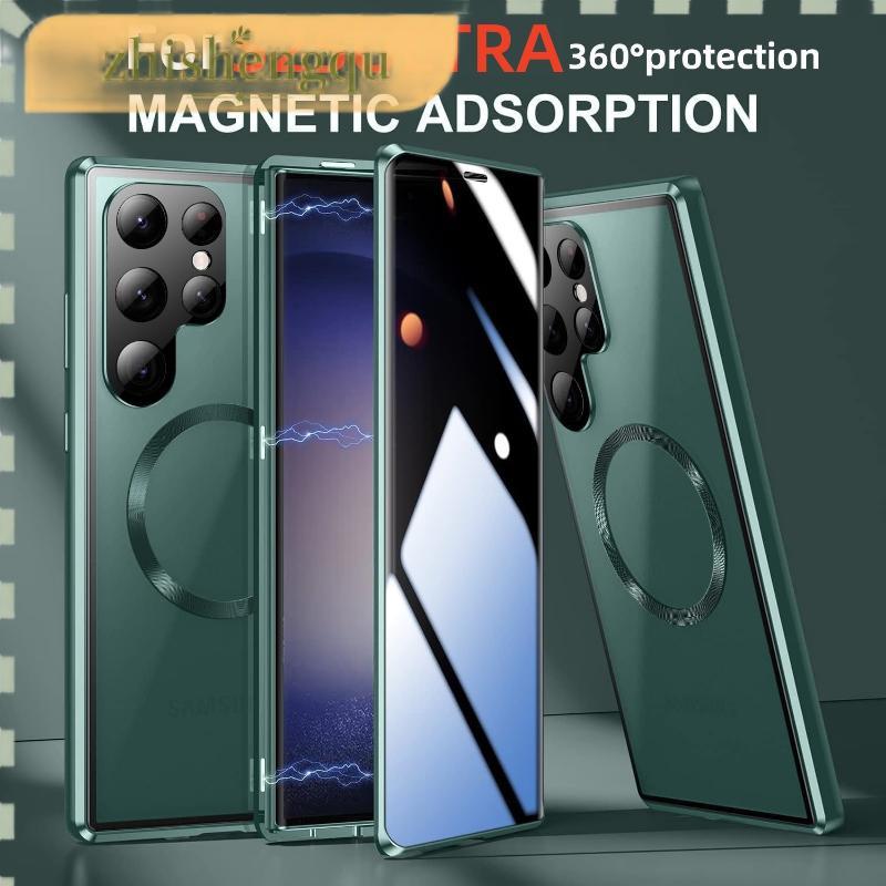 Case 360 Com Metal Para Samsung Galaxy S25 Ultra Luxo