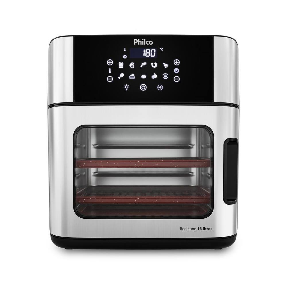 Fritadeira Air Fryer Oven PAF16A 16L 1900W Painel Digital sem Óleo Philco