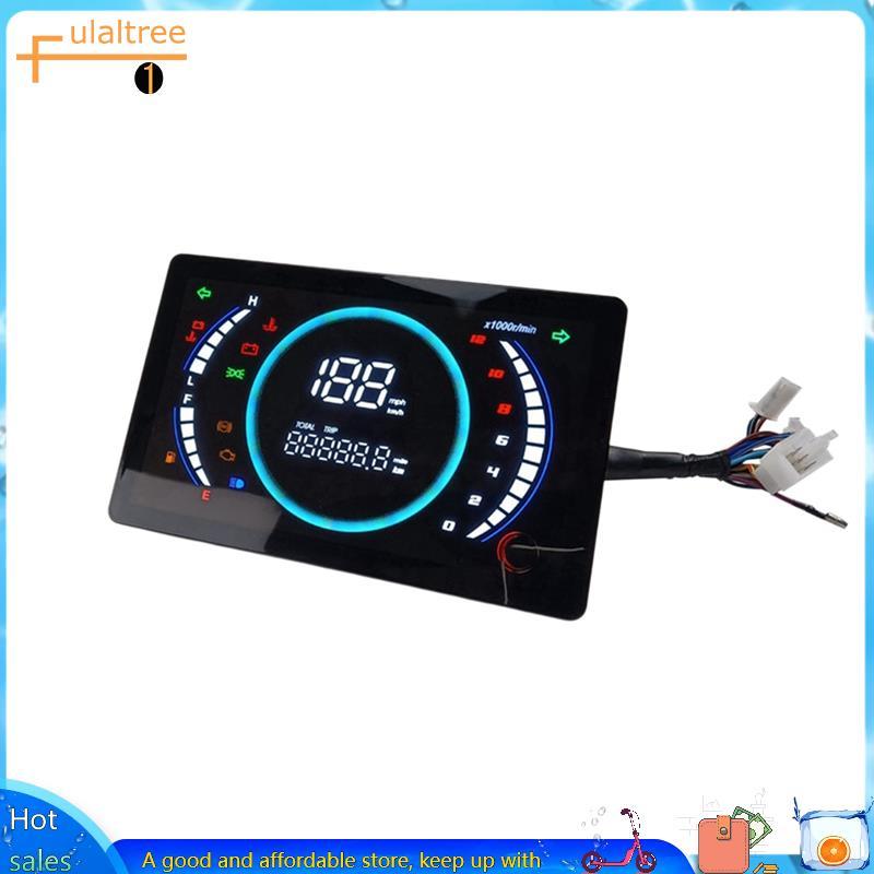 12V Universal Ajustável LED Digital Motocicleta Velocímetro RPM Painel Com Engrenagem De Temperatura 199km/H