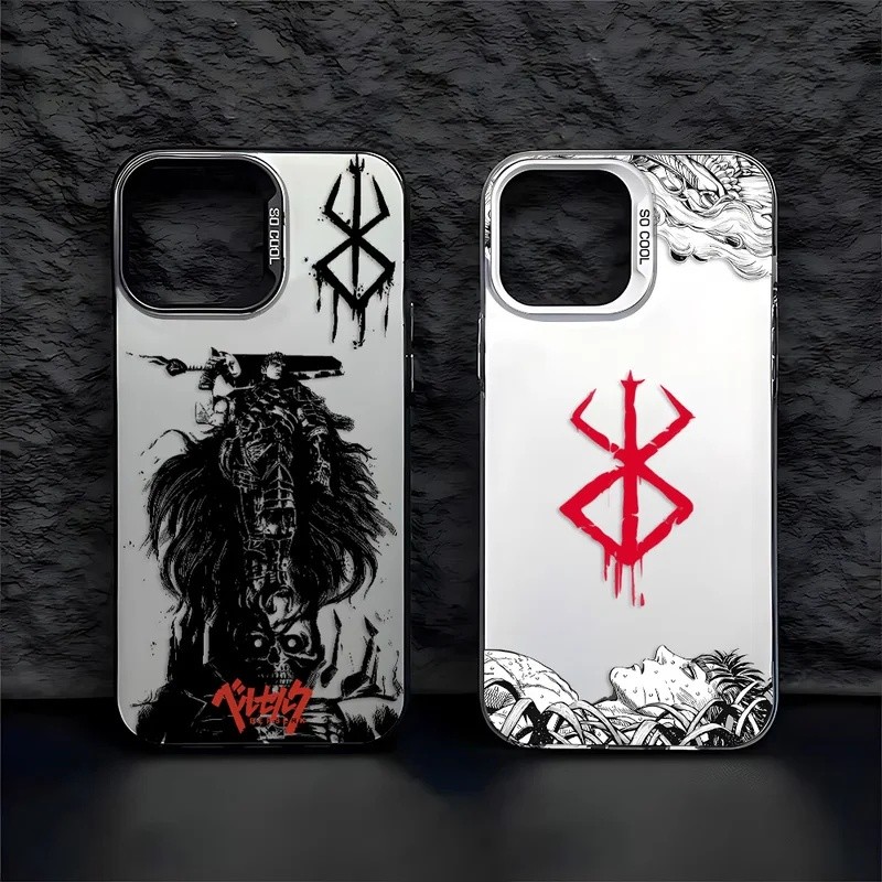 Capa de Telefone Anime Berserk Guts para Samsung Galaxy A16 A06 A35 A55 A25 A05S A15 A56 A36 A34 A24 A26 A14 A05 4G 5G, 