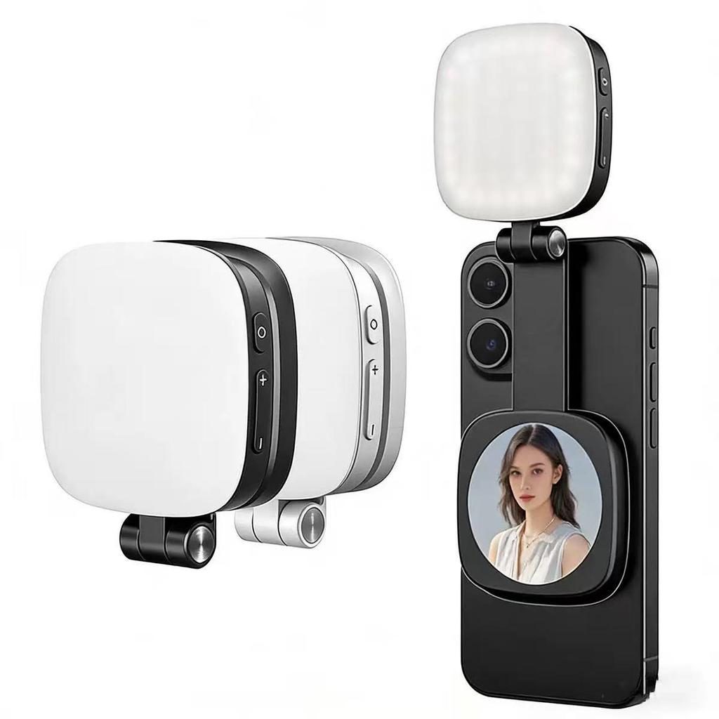 Luz LED Preenchimento Magnética Selfies 2em1+espelho Maquiagem