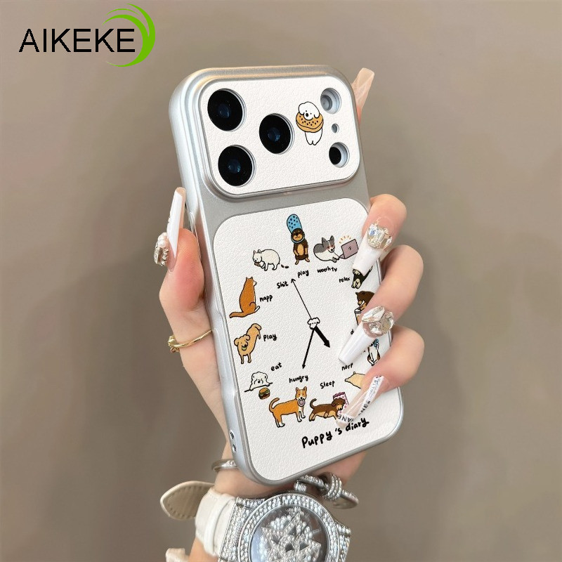 Engraçado Relógio Cão Caso De Telefone Para Samsung Galaxy A27 A37 A36 A35 A34 A33 A32 M32 A31 A26 A25 A24 A23 A22 A22S 