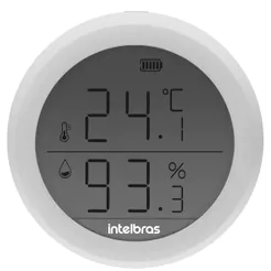 Sensor de Temperatura e Umidade Intelbras Branco IST1001