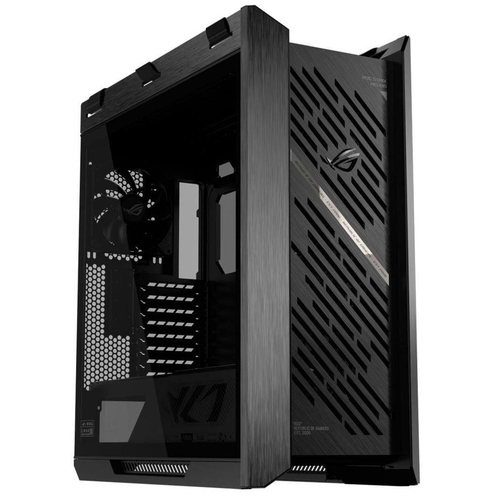 Gabinete Gamer Asus ROG Strix Helios II GX601S Black, Mid Tower, ATX, Com 4 Fan