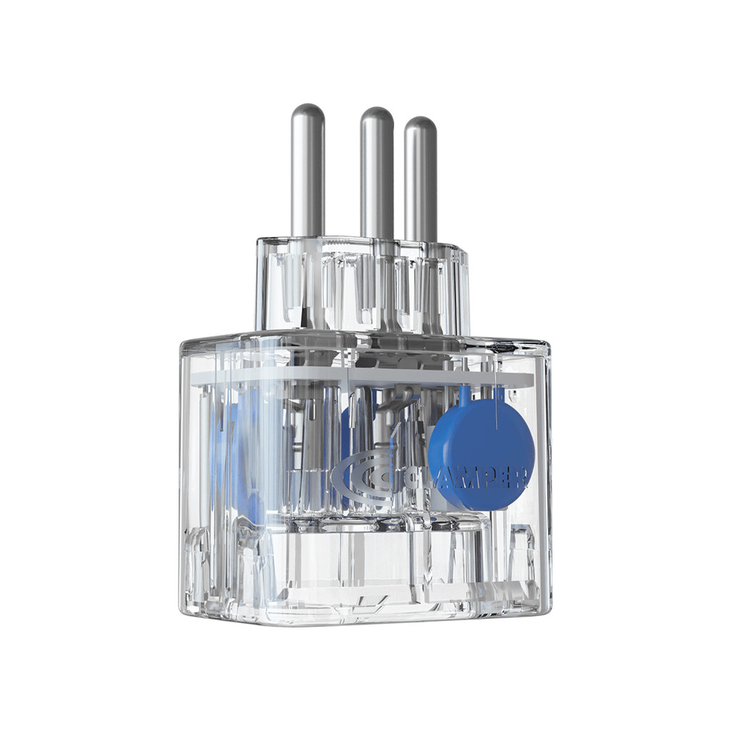 iCLAMPER Pocket LCF 3 pinos 20 amperes Transparente Protetor Elétrico DPS Bivolt