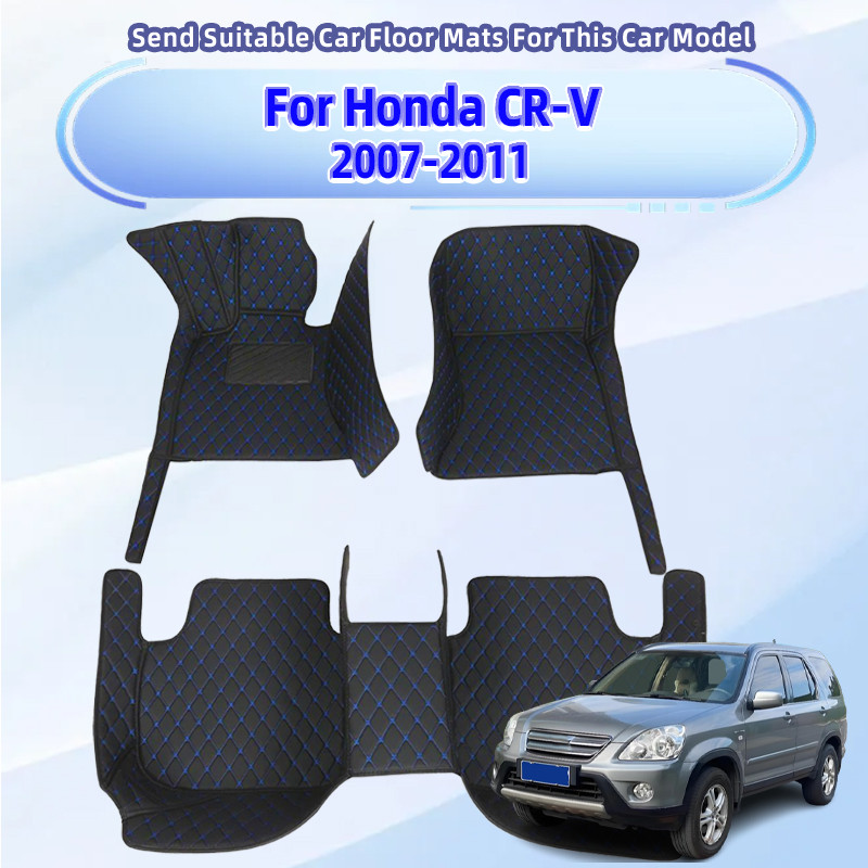 Tapetes De Carro Para Honda CR-V CRV 2007-2011 Almofadas De Pé Tapete Acessórios Interiores Automóveis 2010 2009 2008
