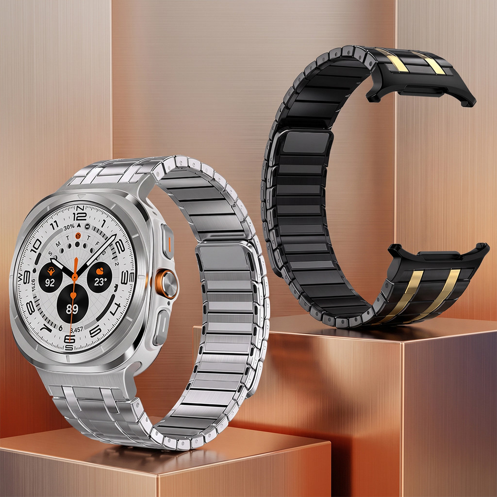 Pulseira Magnética De Aço Inoxidável Para Samsung Galaxy Watch Ultra 2 47mm 2025