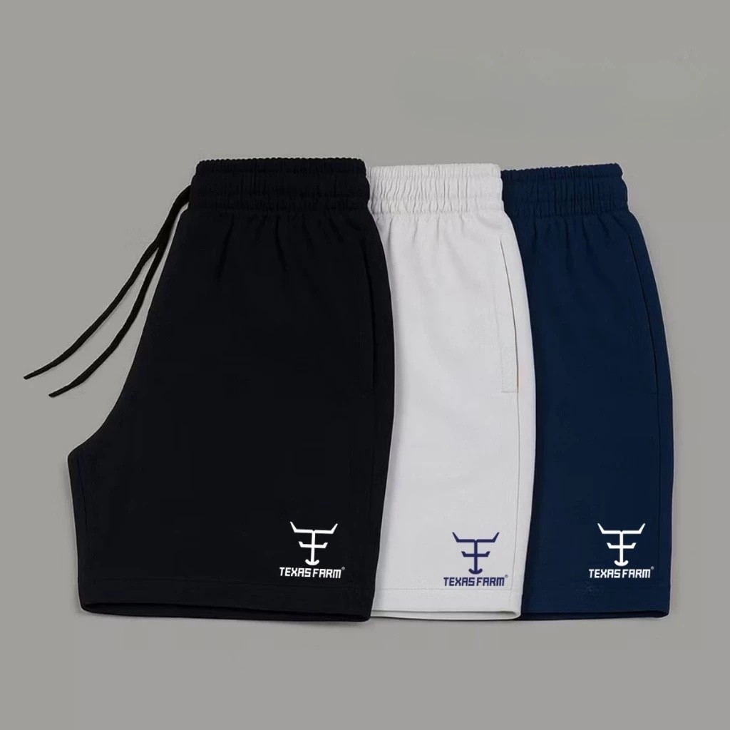 Kit 3 Shorts Masculino Tactel Elastano Country Texas Farm Bermuda Leve Confortável Moda Masculina