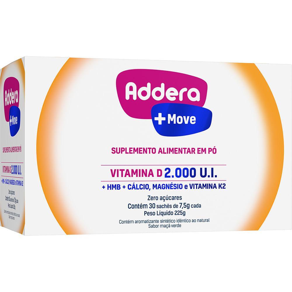 Vitamina D Addera + Move 2000UI - 30 Sachês