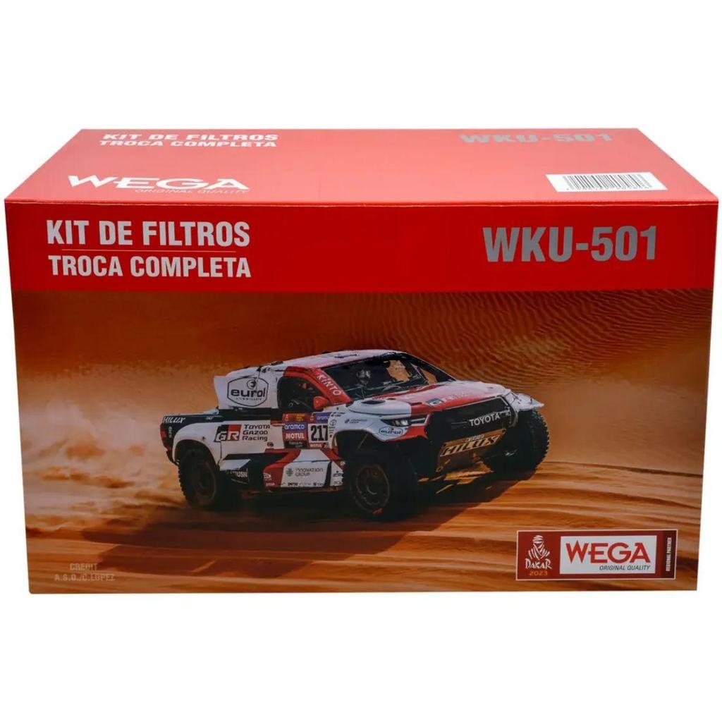Kit de Filtros Toyota Hilux 2.5 e 3.0 2012 A 2015 WKU501 Wega — imagem 2 de 2
