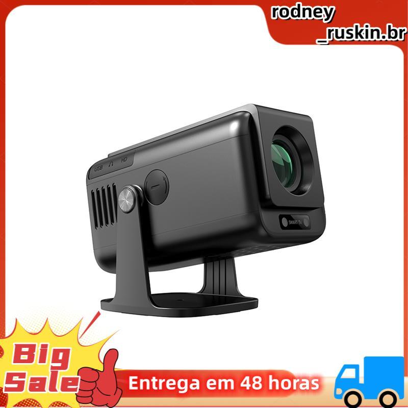 Projetor De TV Inteligente H320 Android 13 Wifi6 300 ANSI 180 ° Home Theater Flexível Do BT 5.0 Beamer 1920x1080P