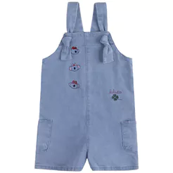 Jardineira Jeans Infantil Menina Lilica Ripilica