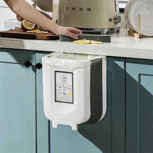Lixeira Penduravel Pia Cesto Lixo Reciclagem Papel Organizacao Cozinha Casa