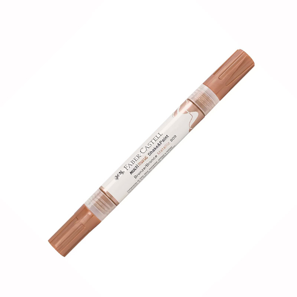 Pincel marcador multisuperfícies Multimark Bronze MM/SPBZM809\357116 Faber-Castell