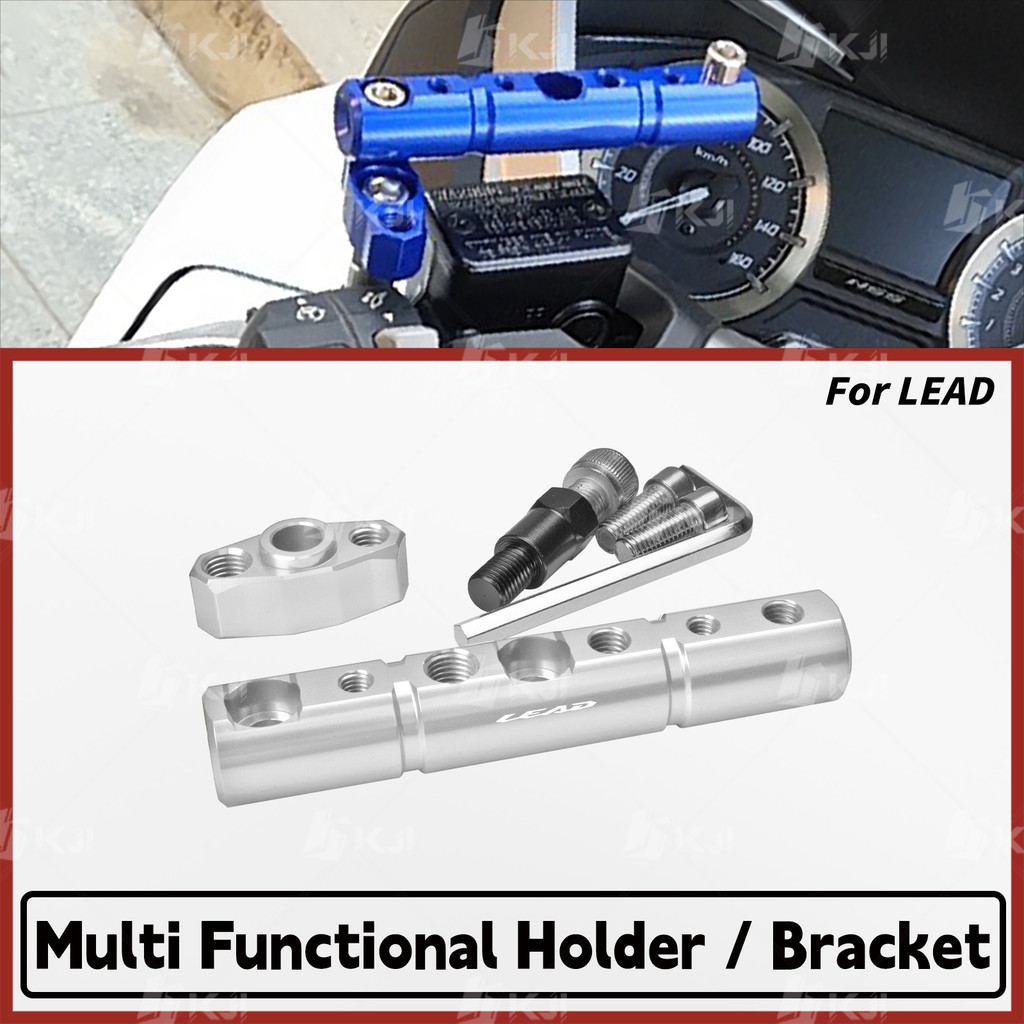 Para Honda LEAD 125/110 Barra Transversal Espelho Extensão Suporte Do Telefone Acessórios Peças