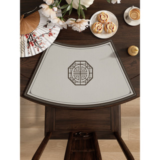Novo estilo chinês curvo Placemat almofada de isolamento térmico Diatom lama absorção de água almofada de proteção de me