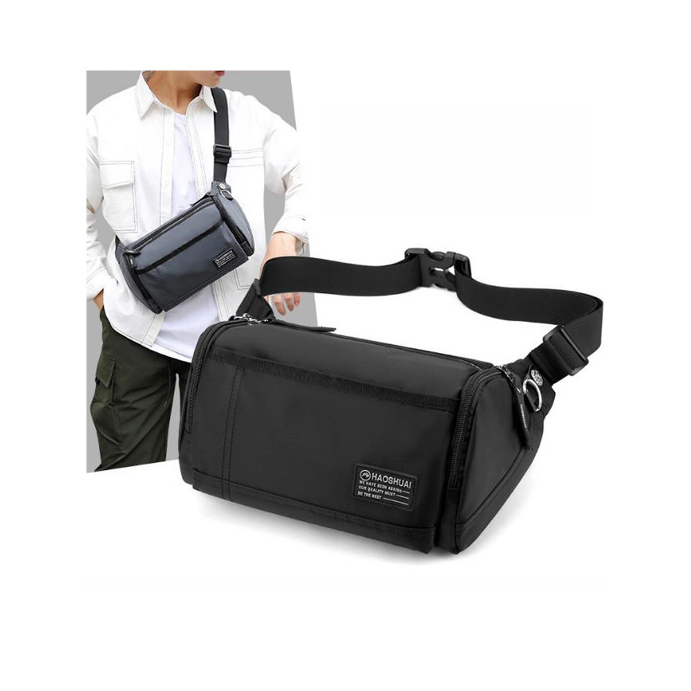Saco de cintura masculino único saco de peito lazer esportes ao ar livre saco do mensageiro moda versão coreana na moda 