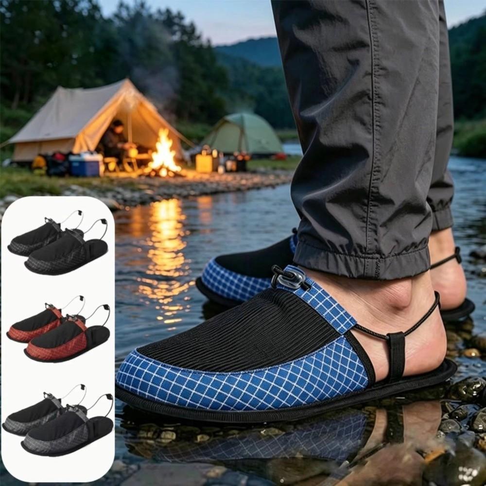 Chinelos De Água Dobráveis FALLFORBEAUTYEJ , Viagem Respiráveis De Secagem Rápida , Calçados De Acampamento Antiderrapan