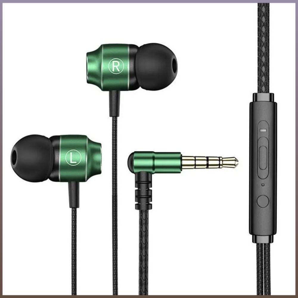 Fones De Ouvido Intra-Auriculares , Fone Estéreo De 3.5 Mm Auricular Com Fio De Alta Definição Cancelamento De