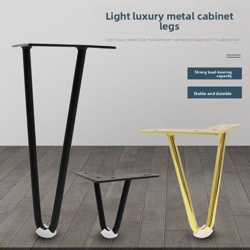 Pernas De Móveis De Metal Em Forma De V , Pés Reposição Para Casa DIY